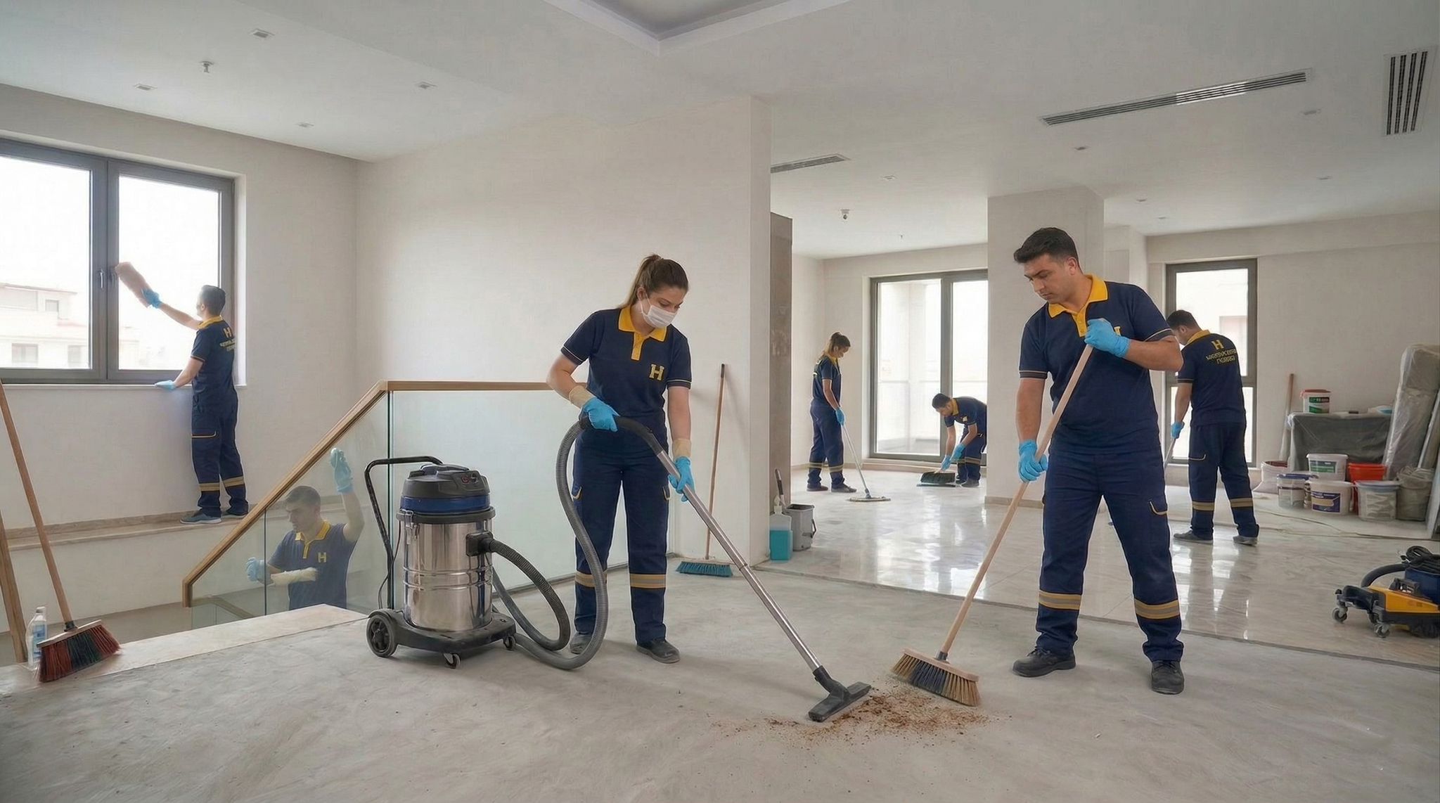 İstanbul şantiye teslimatı ve yeni projeler için inşaat sonrası detaylı temizlik